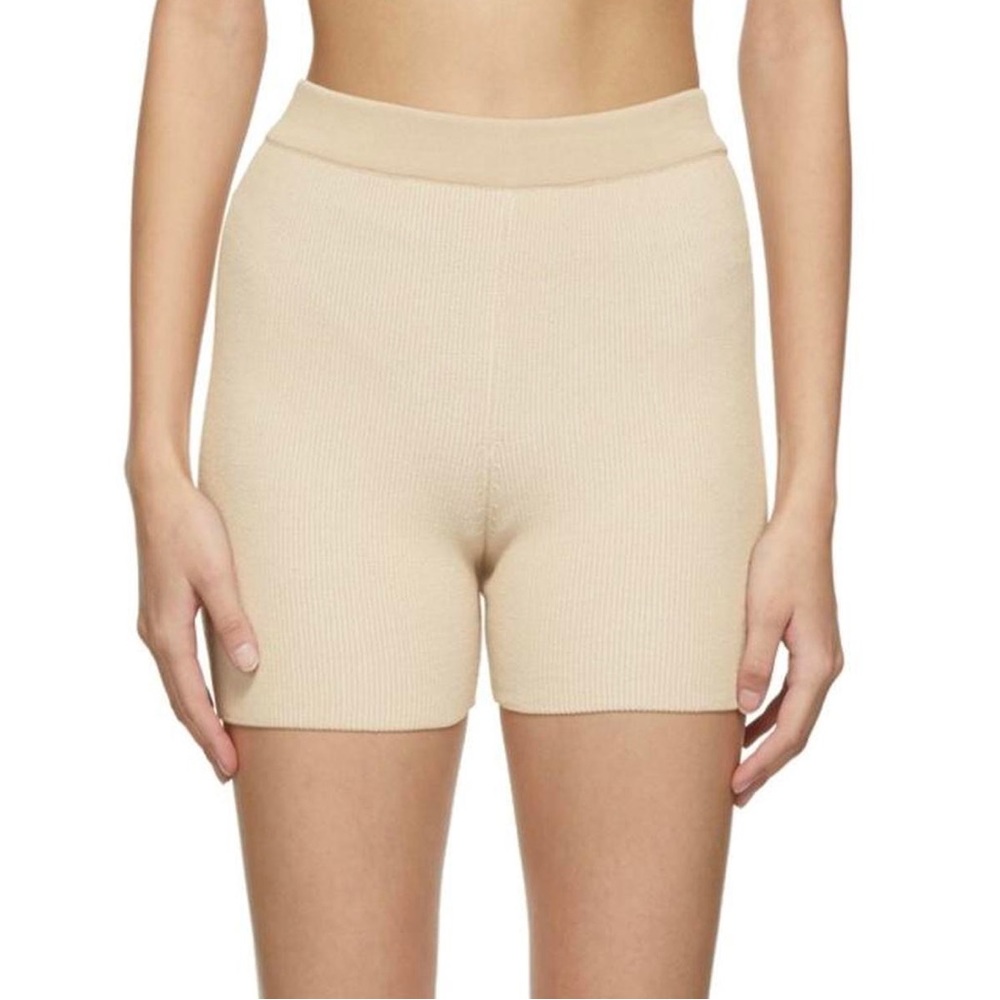 Jacquemus Le Short Arancia beige shorts